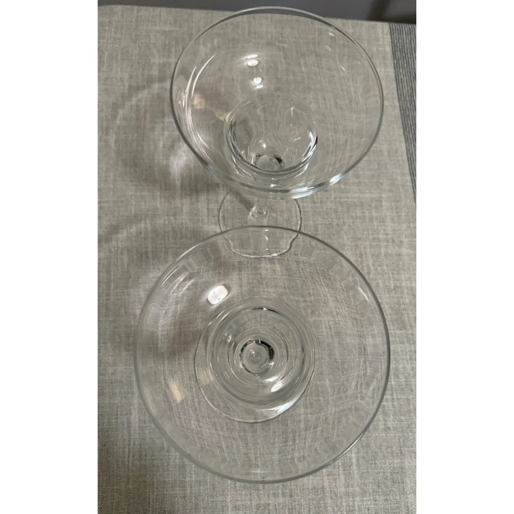 🍹 Margarita Glasses – Set of 2 – Clear Stemmed – Classic Cocktail Glassware